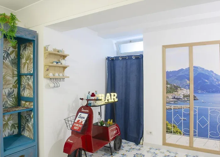 Apartamento 200mt From The Beach,parking Praiano